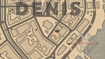 Vampire location map