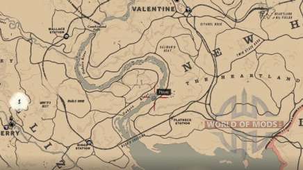 Where does the legendary striped pike live in RDR 2?