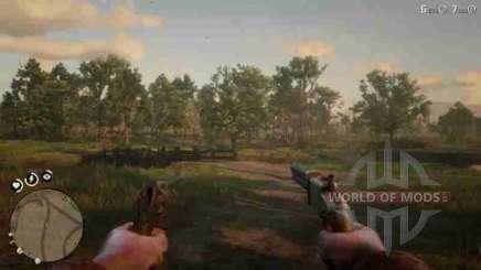 Shooting with two weapons in RDR 2