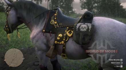 How to pick up a saddle after a horse dies in RDR 2? Order of actions