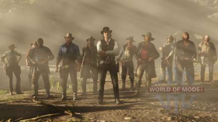 Is it possible to travel the world of RDR 2 with other gang members?