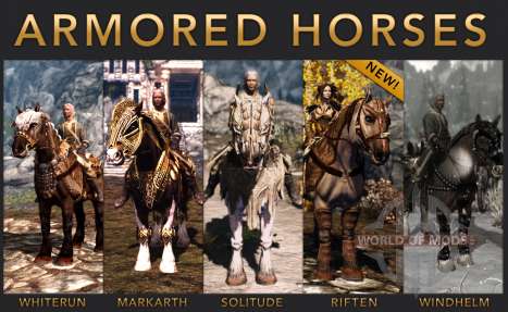 Armor for horses for Skyrim