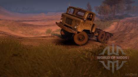 GAZ-34 (6x6) for Spin Tires