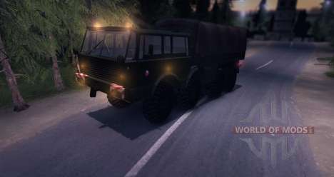 Tatra 813 8 x 8 Final Czech Army for Spin Tires