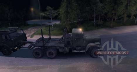 KrAZ Tower for Spin Tires