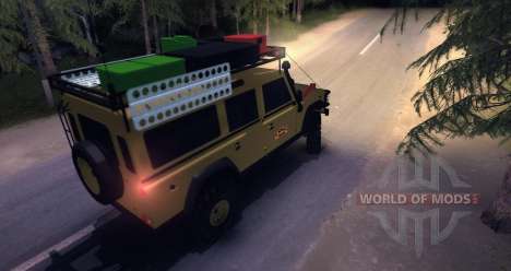 Land Rover Defender 110 CAMEL TROPHY for Spin Tires