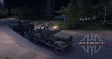 KrAZ Tower for Spin Tires