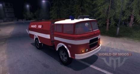 LIAZ (Skoda) 706 RT - old firetruck for Spin Tires