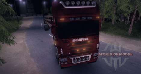 Scania R620 Logging Truck for Spin Tires