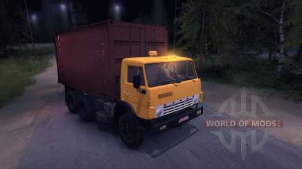 KAMAZ 55102 Container v2.0 for Spin Tires