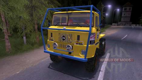 IFA W50 Truck Trial for Spin Tires