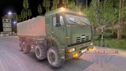 KamAZ 8x8 for Spin Tires