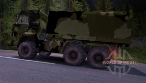 KAMAZ-65117 Camo for Spin Tires