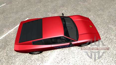 Civetta Bolide Ferrari Red for BeamNG Drive