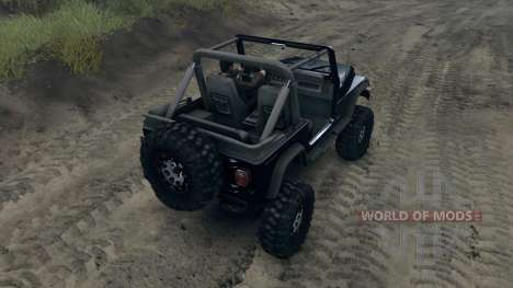 Jeep Wrangler YJ Sahara for Spin Tires