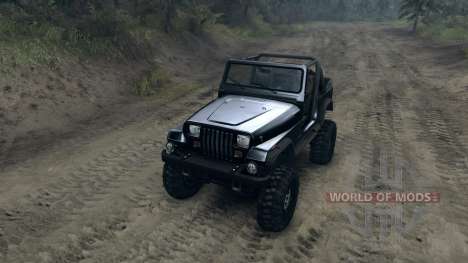 Jeep Wrangler YJ Sahara for Spin Tires