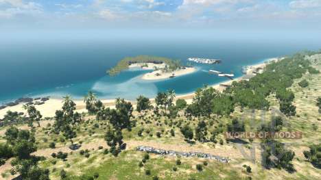 Location-Paradise island for BeamNG Drive