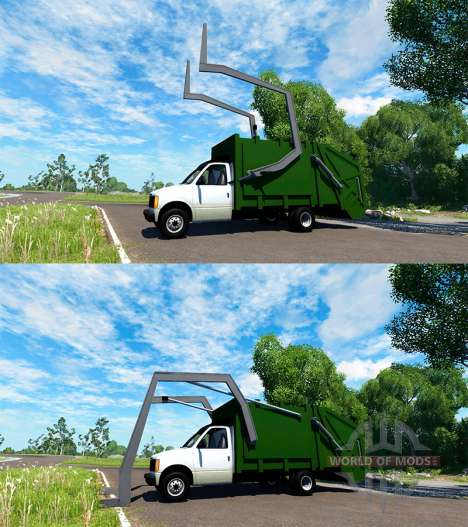 Gavril H-Series Garbage Truck for BeamNG Drive