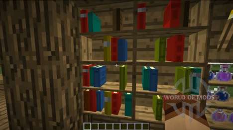 New bookshelves for Minecraft