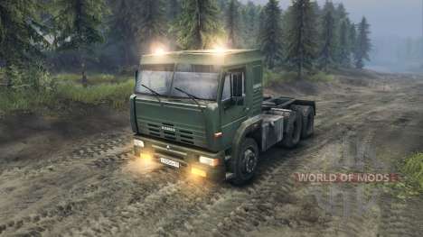 KamAZ-65116 for Spin Tires