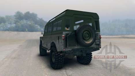 Land Rover Defender Olive for Spin Tires