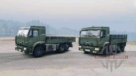 KamAZ-65117 for Spin Tires