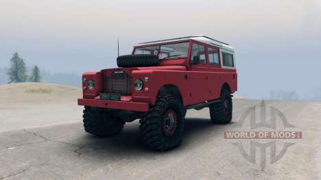 Land Rover Defender Red for Spin Tires