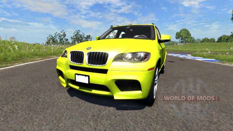 BMW X5M Yellow for BeamNG Drive