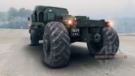 MAZ-535 4x4 for Spin Tires