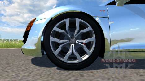Audi R8 Chrome for BeamNG Drive