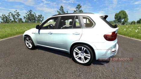 BMW X5M White for BeamNG Drive