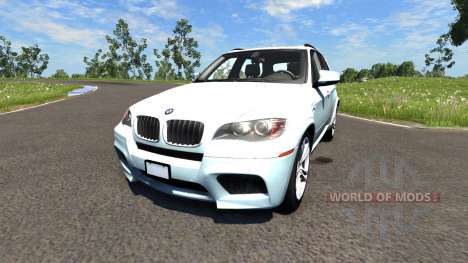BMW X5M White for BeamNG Drive