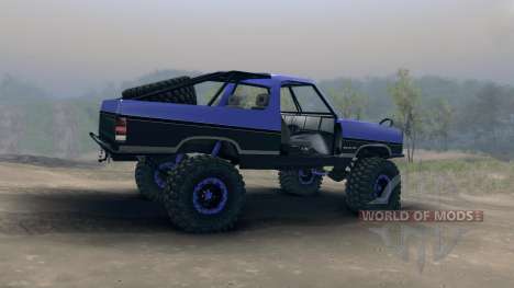 Dodge Ramcharger trail for Spin Tires