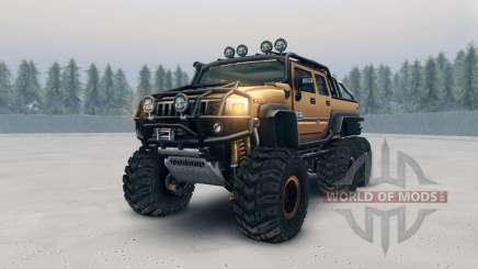 Hummer H2 SUT 6x6 for Spin Tires