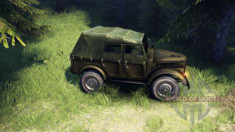 GAZ-69A for Spin Tires