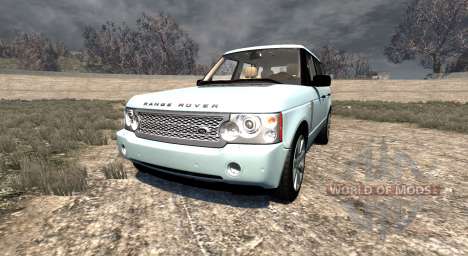 Range Rover Supercharged 2008 [White] for BeamNG Drive