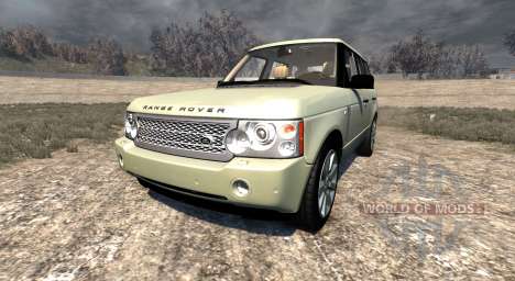 Range Rover Supercharged 2008 [Beige] for BeamNG Drive