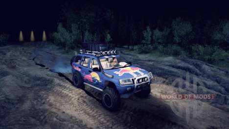 Jeep Grand Cherokee WJ Red Bull for Spin Tires