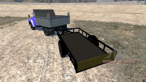ZIL-130-trailer for BeamNG Drive