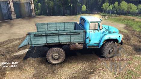 ZIL-130 with a full drive for Spin Tires