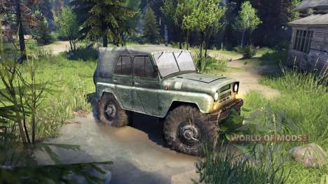 УАЗ-469 Monster Truck for Spin Tires