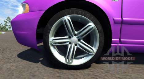 Audi S4 2000 [Pantone Purple C] for BeamNG Drive
