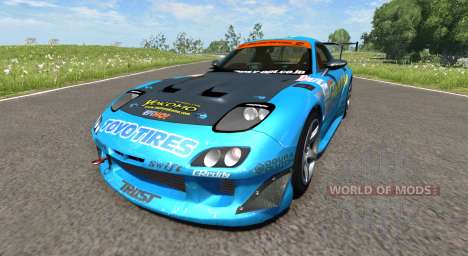 Mazda RX-7 Drift GReddy for BeamNG Drive