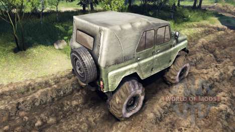 УАЗ-469 Monster Truck v3 for Spin Tires