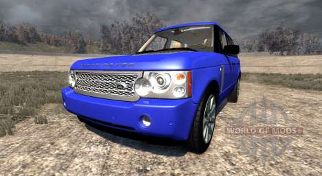 Range Rover Supercharged 2008 [Blue] for BeamNG Drive