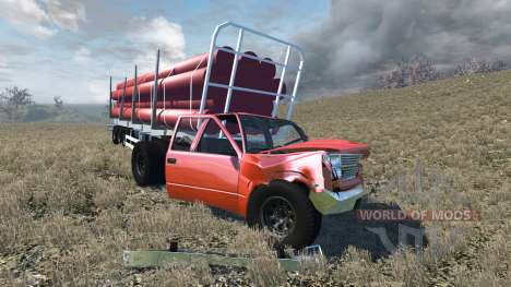 Gavril D-Series full size logging trailer for BeamNG Drive