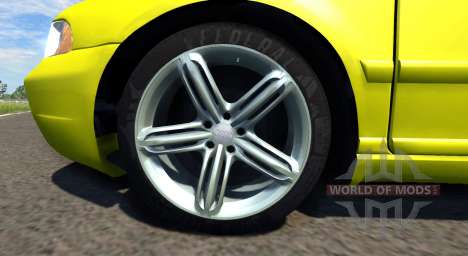 Audi S4 2000 [Pantone Yellow 012 C] for BeamNG Drive
