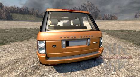 Range Rover Supercharged 2008 [Orange] for BeamNG Drive