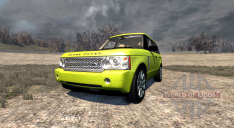 Range Rover Supercharged 2008 [Yellow] for BeamNG Drive