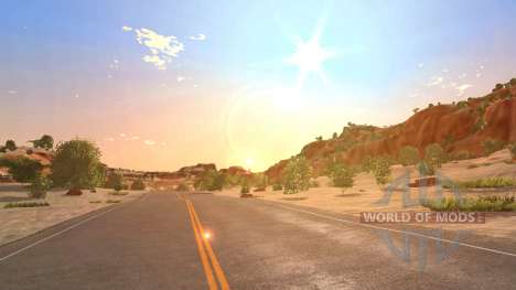 Location Canyon for BeamNG Drive